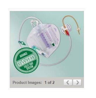 Cr Bard Lubri-SiL IC Coude Foley Trays - BRDA307418A