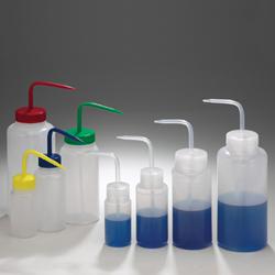Bel-Art Products Wide-Mouth LDPE Color-Coded Wash Bottles F11620-0500 - 24.0 Each