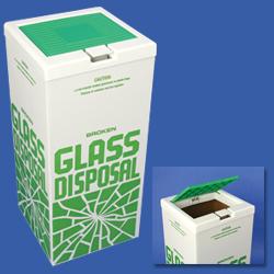 Plastic Cover for Glass Disposal Carton, 12-1/2" x 12-1/2", Glass-Disposal - F13204-0001 - 1 Each