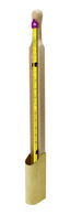 Bel-Art H-B Easy-Read Liquid-In-Glass Tank Thermometer, -10 to 70° C, 76 mm Immersion - B60380-0400 - 1 Each