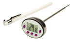 Bel-Art Waterproof Digital H-B DURAC Calibrated Electronic Stainless Steel Stem Thermometer, -40/232° C (-40/450° F), 127 mm (5") Probe - B60900-1600 - 1 Each
