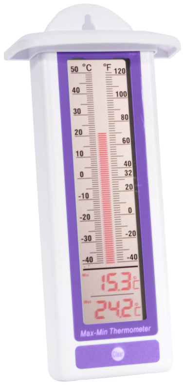 Bel-Art H-B DURAC Probeless Electronic Indoor / Outdoor Thermometer, -40/50° C (-40/122° F) - BRT609002800