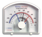 Bel-Art Products DURAC Bi-Metallic Min / Max Thermometer B61301-0300 - 1.0 Each