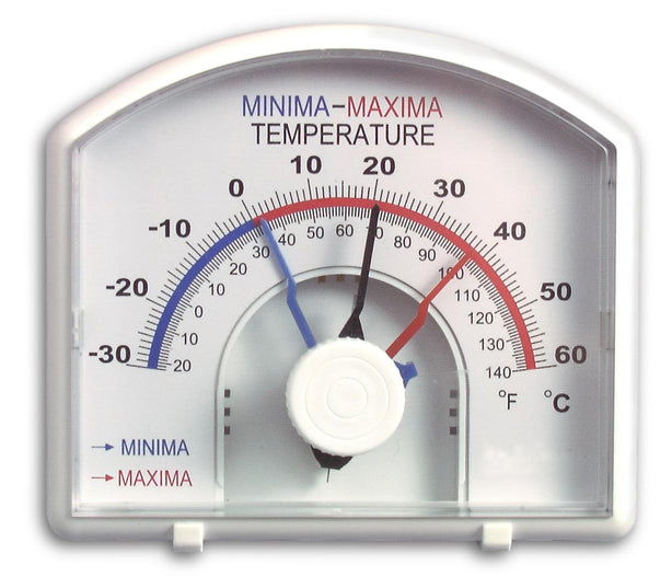 Bel-Art Products DURAC Bi-Metallic Min / Max Thermometer B61301-0300 - 1.0 Each