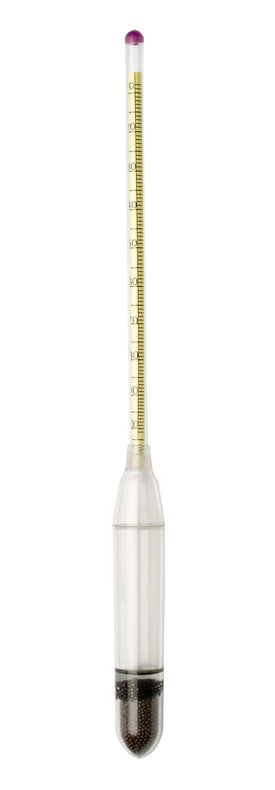 Bel-Art PC Plain Form H-B DURAC 1.000/1.180 Specific Gravity Shatterproof Plastic Hydrometer - B61800-0000 - 1 Each