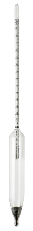 Bel-Art H-B DURAC Precision 1.180/1.250 Specific Gravity Hydrometer - B61801-1000 - 1 Each