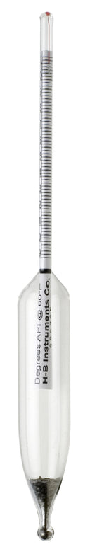 Bel-Art Plain-Form H-B DURAC 39/51° API Hydrometer - B61803-0400 - 1 Each