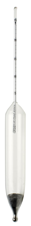 Bel-Art Products DURAC Alcohol Proof Ethyl Alcohol Hydrometer B61807-4500 - 1.0 Each