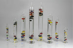Bel-Art H-B DURAC Galileo Thermometer, 16 to 36° C (60 to 100° F), 11 Spheres, 24" - BRT620000200