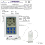 Bel-Art Frio-Temp H-B Frio Temp Calibrated Dual-Zone Electronic Verification Thermometer, -50/70° C (-58/158° F and 0/50° C (32/122° F), Freezer Calibration - B60210-0500 - 1 Each