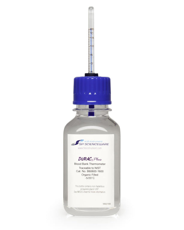Bel-Art Products Blood Bank Verification Thermometer B60600-1600 - 1.0 Each