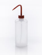 Bel-Art Narrow-Mouth 500 mL (16 oz.) Polyethylene Wash Bottles, Red Polypropylene Cap, 28 mm Closure, Pack of 6, F11613-0500 - MDL-BRTF116130500 - 6 Each