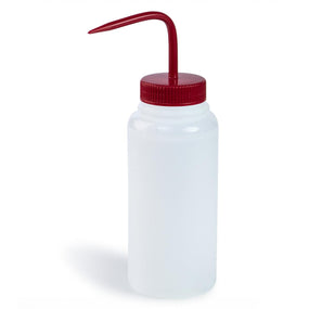 Bel-Art Products Wide-Mouth LDPE Color-Coded Wash Bottles F11625-0500 - 6.0 Each