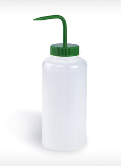 Bel-Art Products Wide-Mouth LDPE Color-Coded Wash Bottles F11628-1000 - 4.0 Each