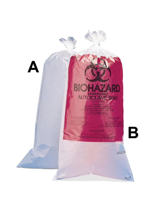 Bel-Art Products Printed Biohazard Disposal Bags F13161-0009 100.0 Each-MDL-BRTF131610009