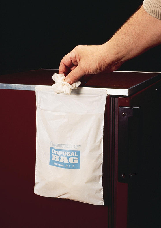 Bel-Art Products Cleanware Self-Adhesive Waste Bags F13174-1012 - 50.0 Each - MDL-BRTF131741012