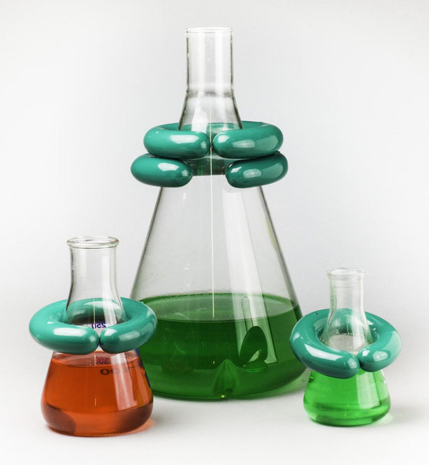 Bel-Art Vikem Vinyl Coated F18308-2000 1.5 lb. C-Shape Vinyl-Coated Flask Weight - MDL-BRTF183082000 - 1 Each