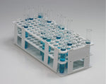 Bel-Art Indexed Test Tube Rack for 10 to 13 mm Tubes, 90 Places, Standard Numbering - F18745-0023 - 1 Each