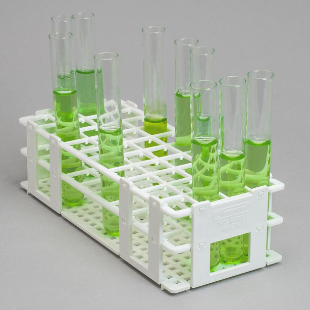 Bel-Art No-Wire Test Tube Grip Rack for 18 to 20 mm Tubes, 40 Places, Polypropylene - F18749-0002 - 1 Each