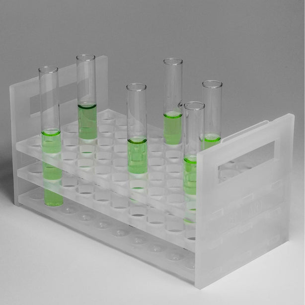 Bel-Art Heavy Duty Test Tube Rack for 13 to 16 mm Tubes, 50 Places, Heavy-Duty - F18856-0000 - 1 Each