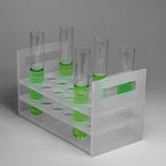 Bel-Art Heavy Duty Test Tube Rack for 25 to 30 mm Tubes, 15 Places, Heavy-Duty - F18859-0000 - 1 Each