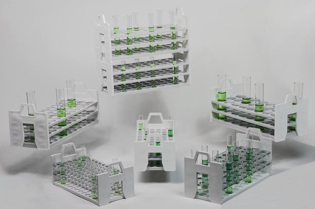 Bel-Art Products Polypropylene Stack Rack Test Tube Rack F18860-1620 - 4.0 Each