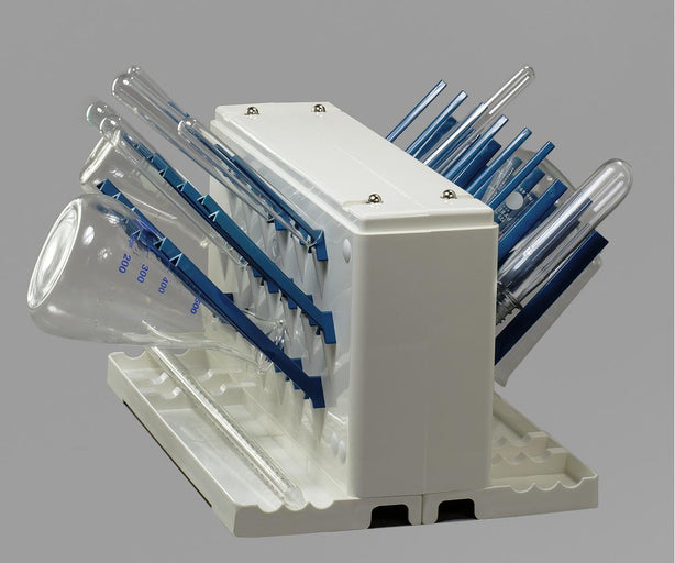 Bel-Art Lab-Aire II Double-Sided Non-Electric Benchtop Glassware Dryer, 1 Tier, 14.75 x 10 x 8.4", Nonelectric - F18933-0021 - 1 Each