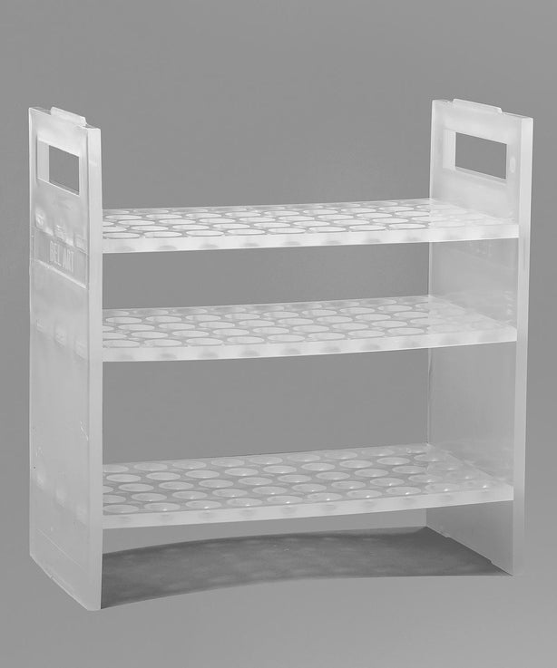 Bel-Art Poxygrid Microliter for Gilson Pipette Support Rack, 16 mm, 50 Places, 8-3/8" x 4-1/2" x 8-3/4", Polypropylene - F18953-0000 - 1 Each