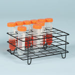 Bel-Art Poxygrid Centrifuge Tube Rack for 50 mL Tubes, 24 Places, Black - F19858-0001 - 1 Each