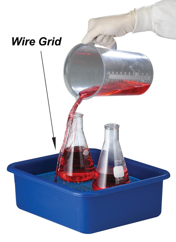 BEL-ART PRODUCTS Bel-Art Spill Containment Tray with Grid F24676-0003 1 Each-MDL-BRTF246760003