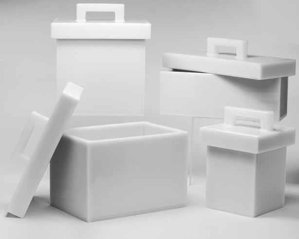 Bel-Art F24960-0002 20 cm L x 30 cm W x 20 cm H Lead-Lined HDPE Storage Box - MDL-BRTF249600002 - 1 Each