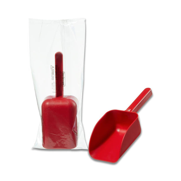 Bel-Art Sterileware Pharma Scoop, Red, 500 mL, Individually Wrapped - F36910-0500 - 50 Each