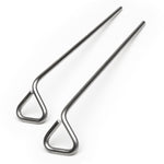 Bacterial Cell Spreader for 6 cm Plates, Stainless Steel, 0.62" Wide Spreading Bar - F37736-0006 - 1 Each