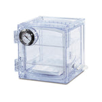 Bel-Art Clear F42400-4101 Lab Companion Amber Polycarbonate Cabinet Style Vacuum Desiccator, 11 L - MDL-BRTF424004101 - 1 Each