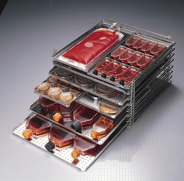 Bel-Art Stak-A-Tray System, Rack Frame with Four Center Supports, 0.96" Clearance, H18610-0440 - MDL-BRTH186100440 - 1 Each