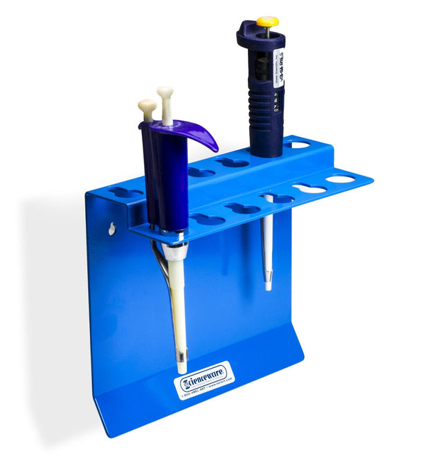 Bel-Art Pipette Poxygrid Aluminum Microliter Pipettor Rack for Gilson Pipetman for Wall Mounting - H18962-0002 - 1 Each