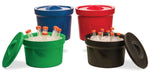 Bel-Art Handy M16807-2002 Magic Touch 2 High-Performance Ice Bucket, 2.5 L, With Lid, Black - MDL-BRTM168072002 - 1 Each