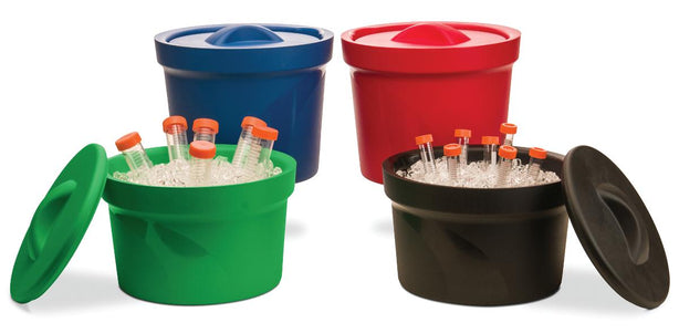 Bel-Art Handy M16807-2002 Magic Touch 2 High-Performance Ice Bucket, 2.5 L, With Lid, Black - MDL-BRTM168072002 - 1 Each