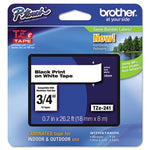Brother International Corp TZ Laminated Tape Cartridges TZE241 1.0 Each-MDL-BRTTZE241