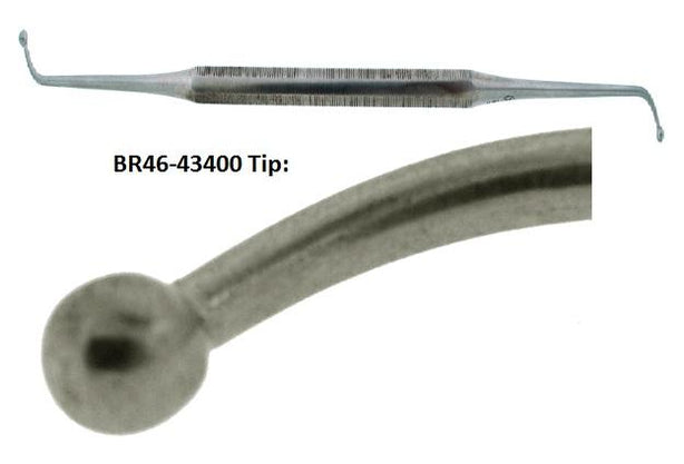 BR Surgical Maxillary Sinus Seeker - BR46-43400 - 1 Each - MDL-BRUBR4643400