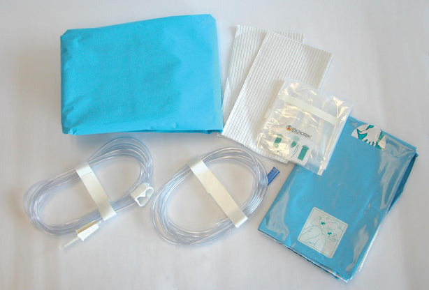 Br Surgical OB Tubing and Drapes Hysteroscopy Sterile Draping Set - BR980-9601 - 5 Each