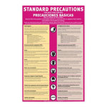 Brevis Standard Precaution Sign, English and Spanish - SPR7.ES.PL - 1 Each