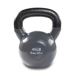 Body-Solid Vinyl-Dipped Cast Iron Kettlebell, Vinyl, 45LB - KBV45 - 1 Each