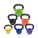 Body-Solid Inc. Vinyl-Dipped Cast Iron Kettlebells KBVS105 - 1.0 Set