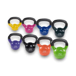 Body-Solid Inc. Vinyl-Dipped Cast Iron Kettlebells KBVS125 - 1.0 Set