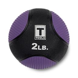 Body-Solid Tools Medicine Ball, 2 lb., Purple - BSTMBP2
