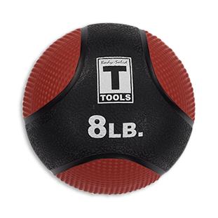 Body-Solid Tools Medicine Ball, 8 lb., Red - BSTMBP8