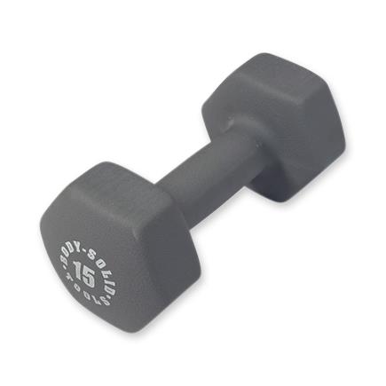Body-Solid Inc. Body-Solid Tools Neoprene Dumbbells BSTND15 - 1.0 Each
