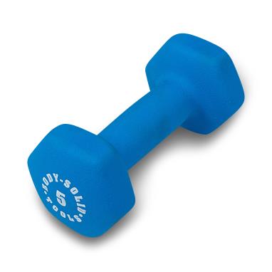 Body-Solid Inc. Body-Solid Tools Neoprene Dumbbells BSTND5 - 1.0 Each