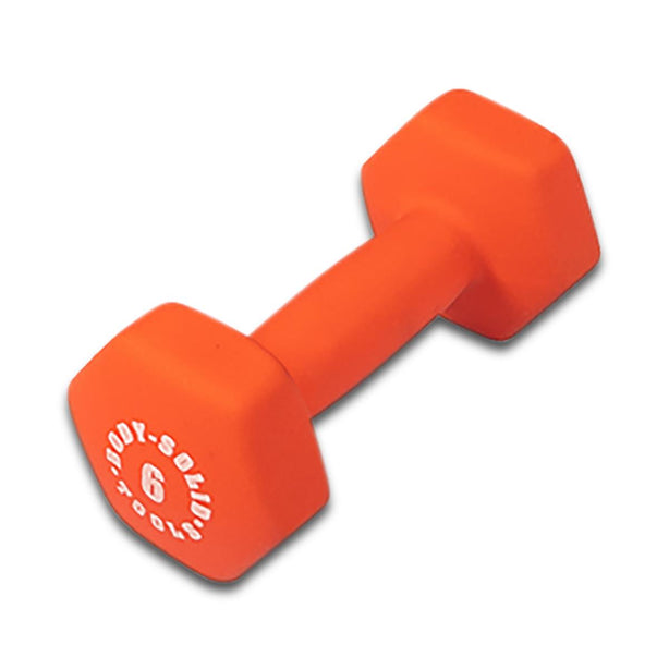 Body-Solid Inc. Body-Solid Tools Neoprene Dumbbells BSTND6 - 1.0 Each